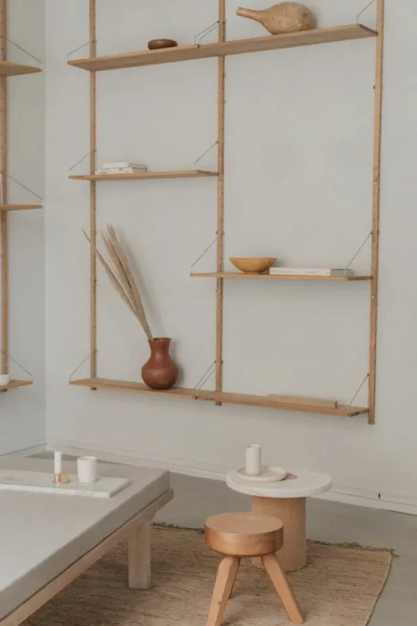 Vitra Sitzgelegenheiten-Frama AML Hocker, Kiefer geölt