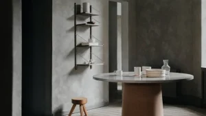 Vitra Sitzgelegenheiten-Frama AML Hocker, Kiefer geölt