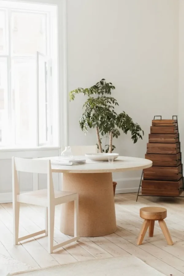 Vitra Sitzgelegenheiten-Frama AML Hocker, Kiefer geölt