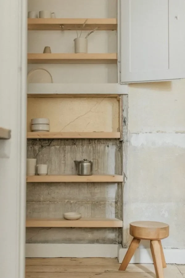Vitra Sitzgelegenheiten-Frama AML Hocker, Kiefer geölt