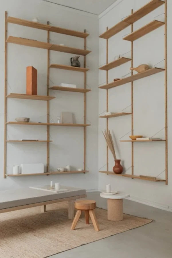 Vitra Sitzgelegenheiten-Frama AML Hocker, Kiefer geölt