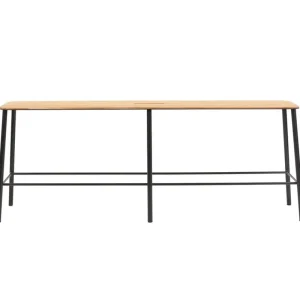Vitra Sitzgelegenheiten-Frama Bank Adam, 120 cm, Eiche - mattschwarz
