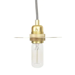 Muuto Deckenleuchten-Frama Circle Shade S Pendelleuchte, 15 cm, Messing