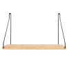String Furniture Regale-Frama D27 Wandregal, 40 cm, Eiche/schwarz