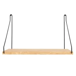 String Furniture Regale-Frama D27 Wandregal, 40 cm, Eiche/schwarz