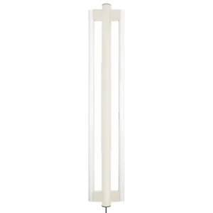 Nuura Wandleuchten-Frama Eiffel Double Wandleuchte, 100 cm, Cremeweiß