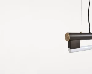 Foscarini Deckenleuchten-Frama Eiffel Einzelpendelleuchte, 100 cm, Schwarz
