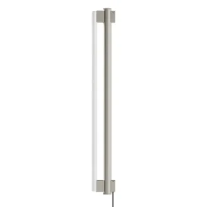Marset Wandleuchten-Frama Eiffel Single Wandleuchte, 100 cm, Edelstahl