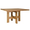 Muuto Tische-Frama Farmhouse Tisch, aufgebockt, 120 quadratisch, Eiche natur