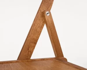 &Tradition Sitzgelegenheiten-Frama Folding Flat Stuhl, warmes Braun, Birke