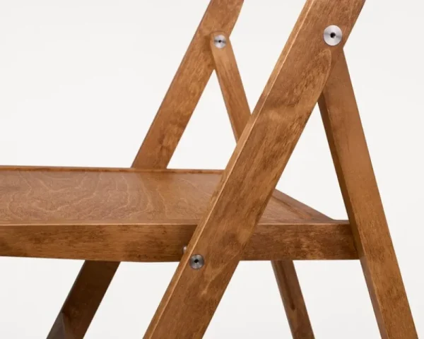 &Tradition Sitzgelegenheiten-Frama Folding Flat Stuhl, warmes Braun, Birke