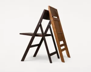 &Tradition Sitzgelegenheiten-Frama Folding Flat Stuhl, warmes Braun, Birke