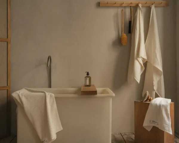 Frama Badezimmertextilien^Heavy Towel Badehandtuch, Gebrochenes Weiß