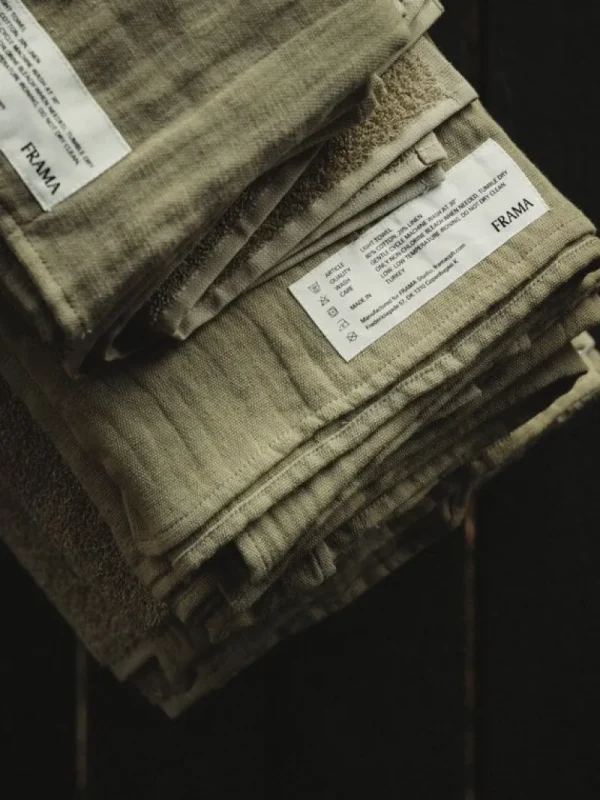Frama Badezimmertextilien^Light Towel Badehandtuch, Salbeigrün