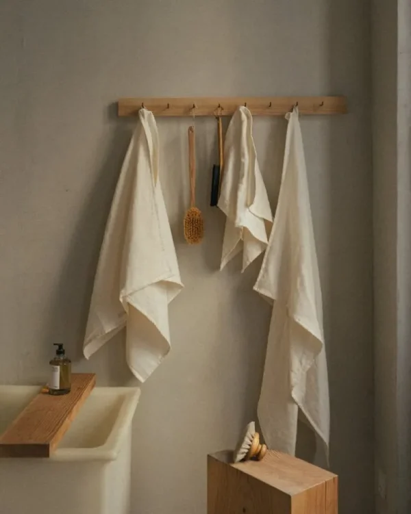 Frama Badezimmertextilien^Light Towel Badelaken, Knochenweiß