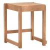 Artek Sitzgelegenheiten-Frama Low Stool 01, warmes braunes Holz