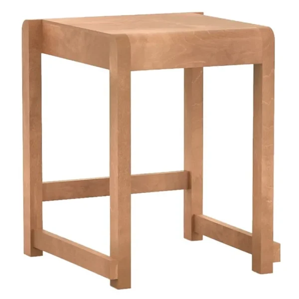 Artek Sitzgelegenheiten-Frama Low Stool 01, warmes braunes Holz