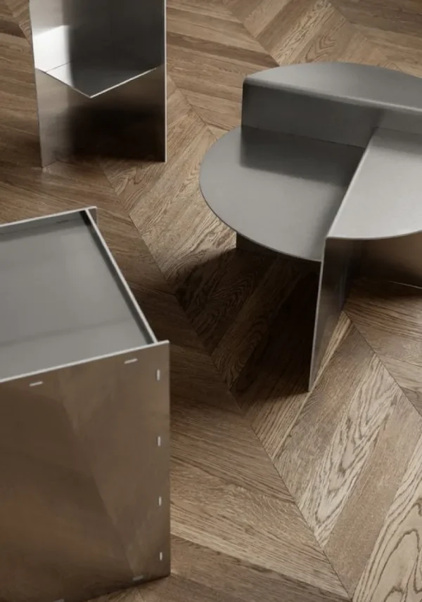 Frama Tische-Rivet Box Tisch, Aluminium
