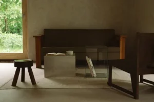 Artek Tische-Frama Rivet Box Tisch, Klarglas