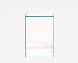 Artek Tische-Frama Rivet Box Tisch, Klarglas
