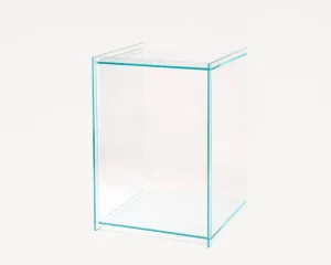 Artek Tische-Frama Rivet Box Tisch, Klarglas