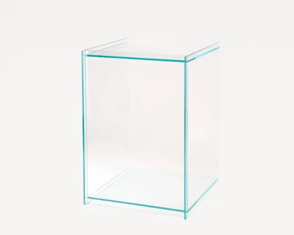 Artek Tische-Frama Rivet Box Tisch, Klarglas