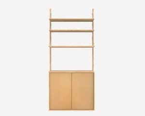 Maze Aufbewahrungsmöbel | Regale-Frama Shelf Library 1852 Wandregal/Schrank, Eiche geölt