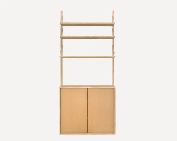 Maze Aufbewahrungsmöbel | Regale-Frama Shelf Library 1852 Wandregal/Schrank, Eiche geölt
