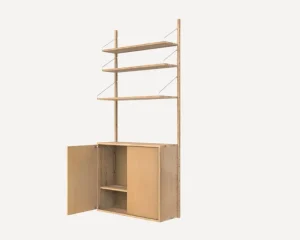 Maze Aufbewahrungsmöbel | Regale-Frama Shelf Library 1852 Wandregal/Schrank, Eiche geölt