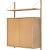 Normann Copenhagen Aufbewahrungsmöbel | Regale-Frama Shelf Library H1148 Wandregal/Schrank, Eiche geölt