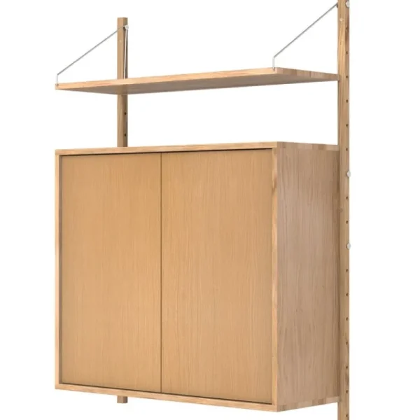 Normann Copenhagen Aufbewahrungsmöbel | Regale-Frama Shelf Library H1148 Wandregal/Schrank, Eiche geölt