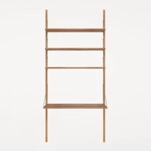 Frama Schreibtische Und Raumtrenner | Regale^Shelf Library H1852 Wandregal mit Schreibtisch, Eiche geölt