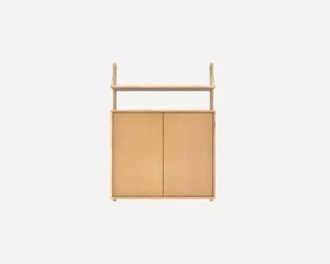 Normann Copenhagen Aufbewahrungsmöbel | Regale-Frama Shelf Library H1148 Wandregal/Schrank, Eiche geölt
