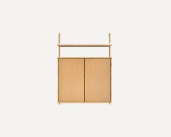 Normann Copenhagen Aufbewahrungsmöbel | Regale-Frama Shelf Library H1148 Wandregal/Schrank, Eiche geölt