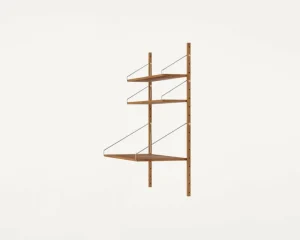 Frama Schreibtische Und Raumtrenner | Regale^Shelf Library H1148 Wandregal mit Schreibtisch, Eiche geölt