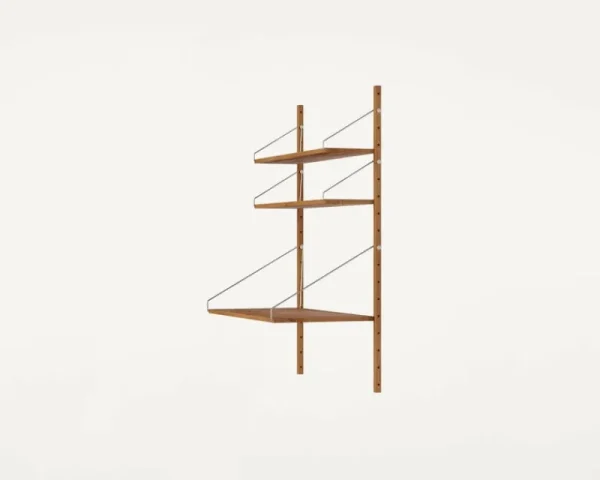 Frama Schreibtische Und Raumtrenner | Regale^Shelf Library H1148 Wandregal mit Schreibtisch, Eiche geölt