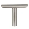 Foscarini Tischlampen-Frama T Lamp Tischleuchte, gebürsteter Stahl