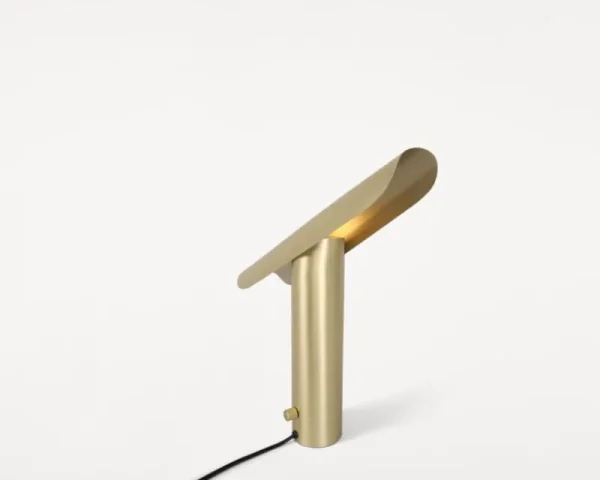 Artemide Tischlampen-Frama T Lamp Tischleuchte, Messing gebürstet