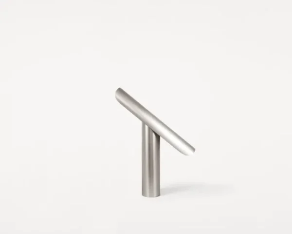 Foscarini Tischlampen-Frama T Lamp Tischleuchte, gebürsteter Stahl
