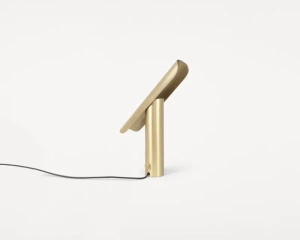 Artemide Tischlampen-Frama T Lamp Tischleuchte, Messing gebürstet