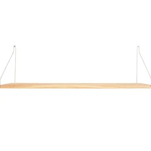 String Furniture Regale-Frama Wandregal D27, 80 cm, Eiche - Stahl