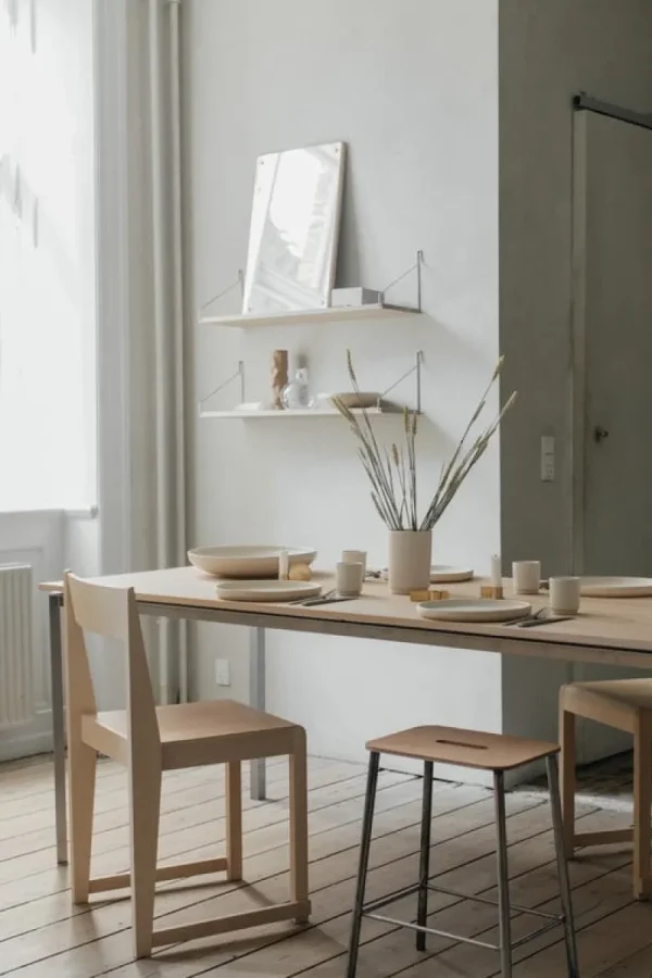 String Furniture Regale-Frama Wandregal D27, 80 cm, Eiche - Stahl