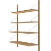 Frama Regale-Wandregal Shelf Library H1148, Eiche geölt