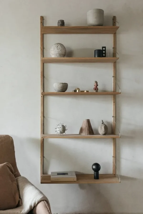 Frama Regale-Wandregal Shelf Library H1852, Eiche geölt