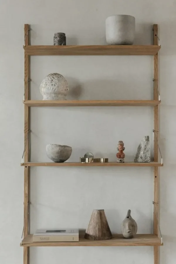 Frama Regale-Wandregal Shelf Library H1852, Eiche geölt