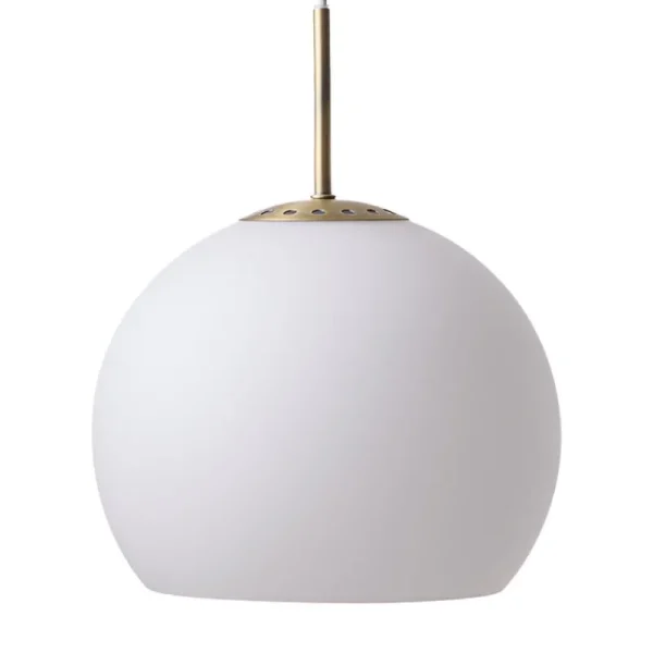 Frandsen Deckenleuchten-Ball Glass Pendelleuchte, 25 cm, opalweiß
