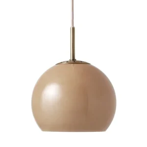 Frandsen Deckenleuchten-Ball Glass Pendelleuchte, 18 cm, Cappuccino