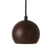 Frandsen Deckenleuchten-Ball Pendelleuchte, 12 cm, Nussbaum