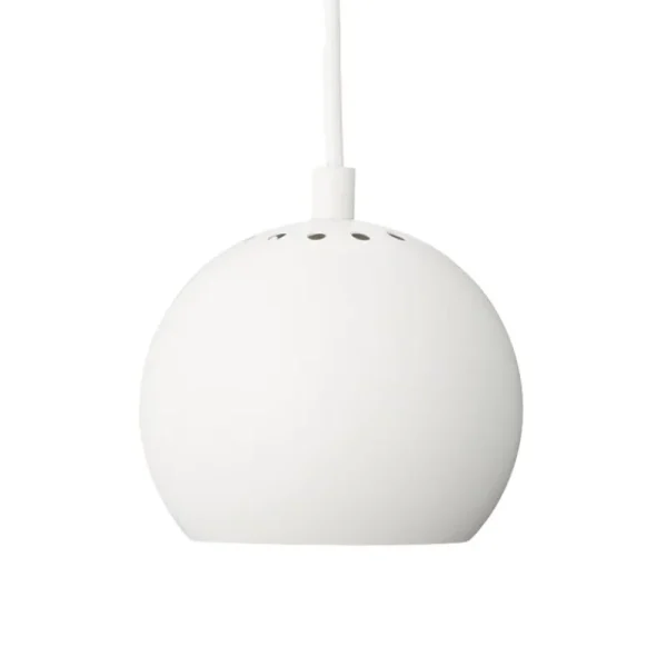 Frandsen Deckenleuchten-Ball Pendelleuchte, 12 cm, matt-weiß