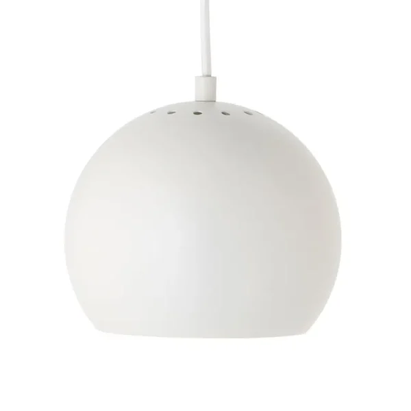 New Works Deckenleuchten-Frandsen Ball Pendelleuchte, 18 cm, matt-weiß